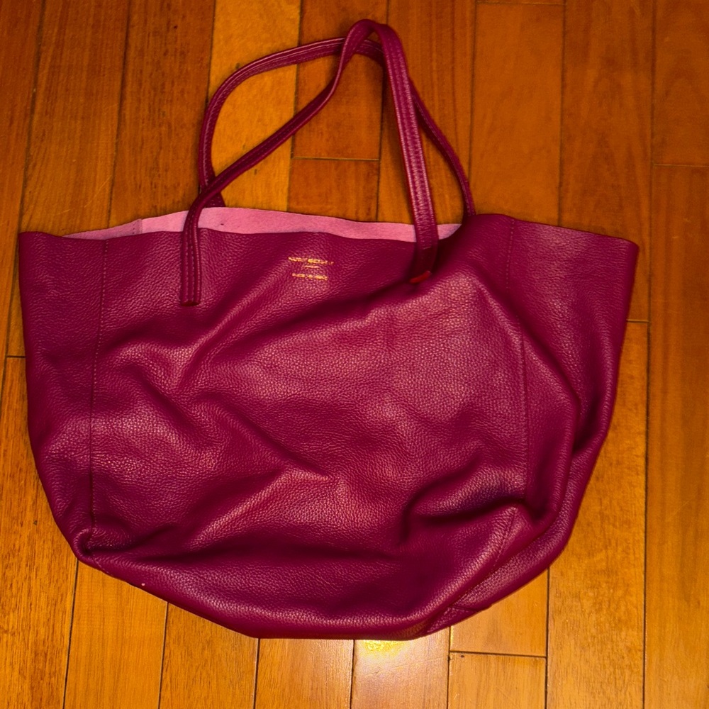 Kurt Geiger violet leather tote